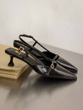 REEM — Escarpins babies en cuir verni