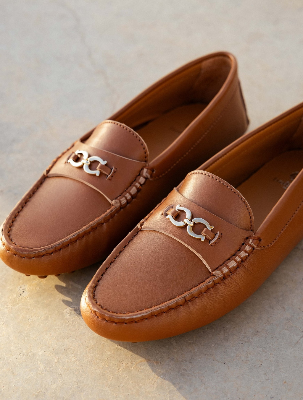 NOHLIE — Mocassin driving loafer en cuir d'agneau