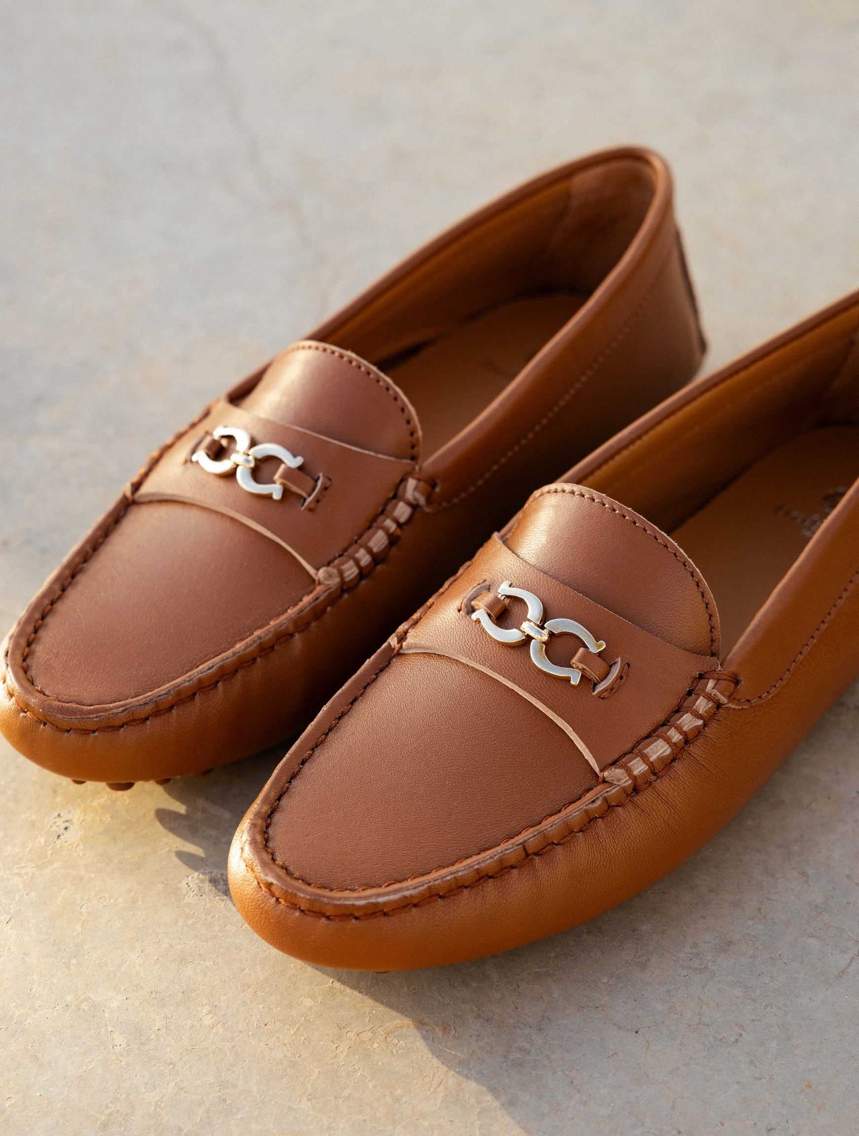NOHLIE — Mocassin driving loafer en cuir d'agneau