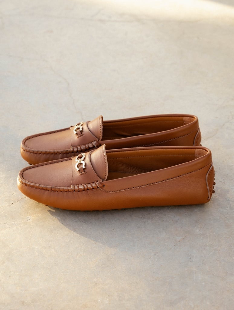 NOHLIE — Mocassin driving loafer en cuir d'agneau