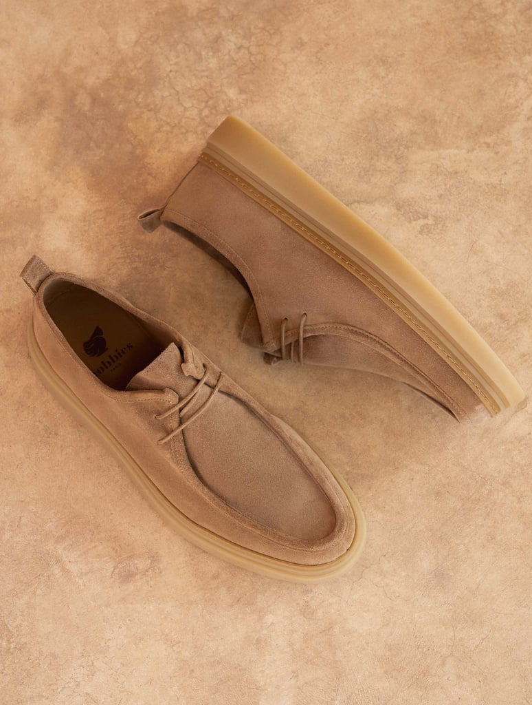 MANNY — Derbies en cuir suédé