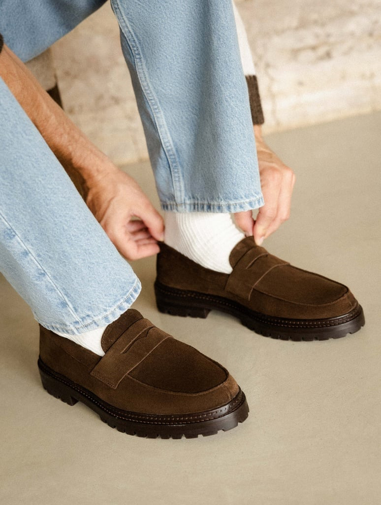 JAY — Mocassin en cuir suédé