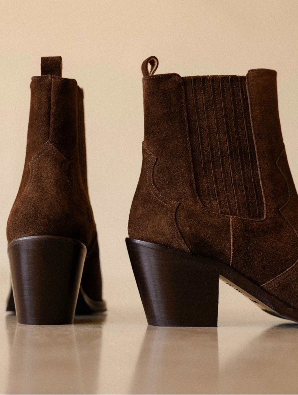 DAKOTA — Bottines style western en cuir