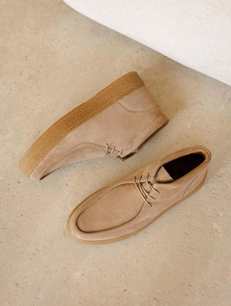 BRUMMEL — Boots à lacets en cuir suédé
