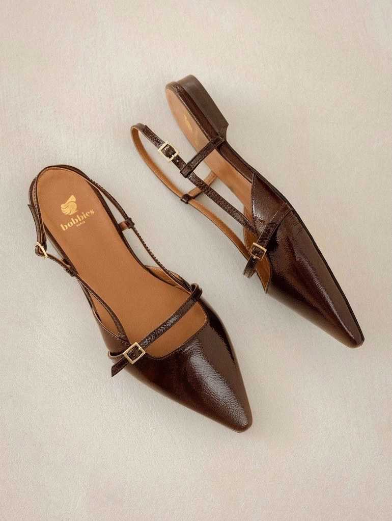 AMEL — Ballerine en cuir