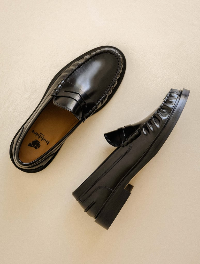 ALLEN — Mocassin en cuir glacé