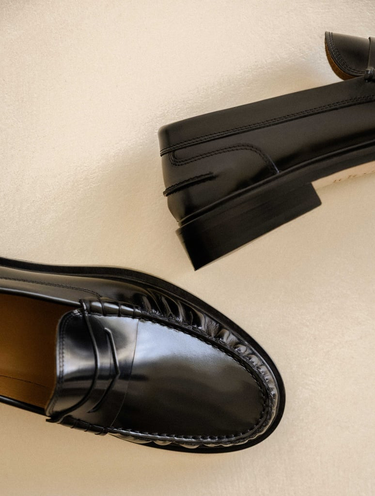 ALLEN — Mocassin en cuir glacé