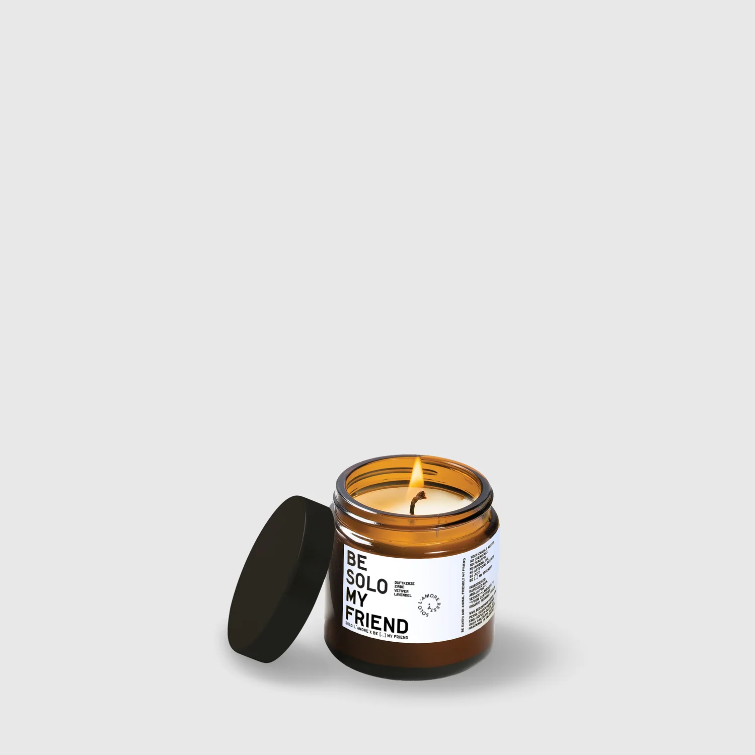 BE SOLO MY FRIEND — Bougie à la lavande et au bois - 120ml