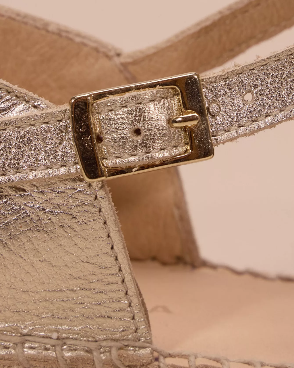 ROME — Sandale espadrille compensée