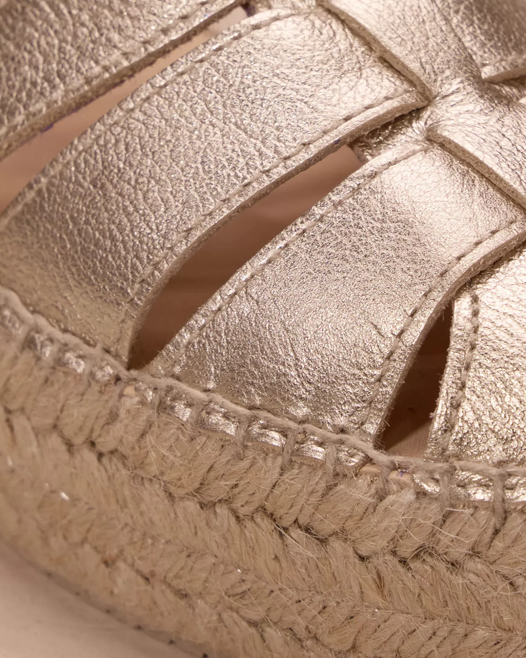 ROME — Sandale espadrille compensée