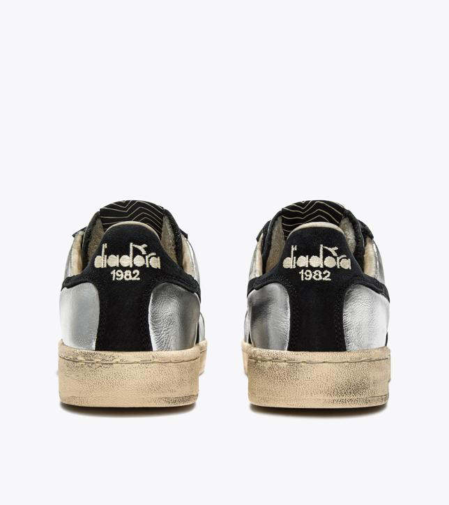 PRESTIGE METAL USED — Sneaker Heritage en cuir lamé