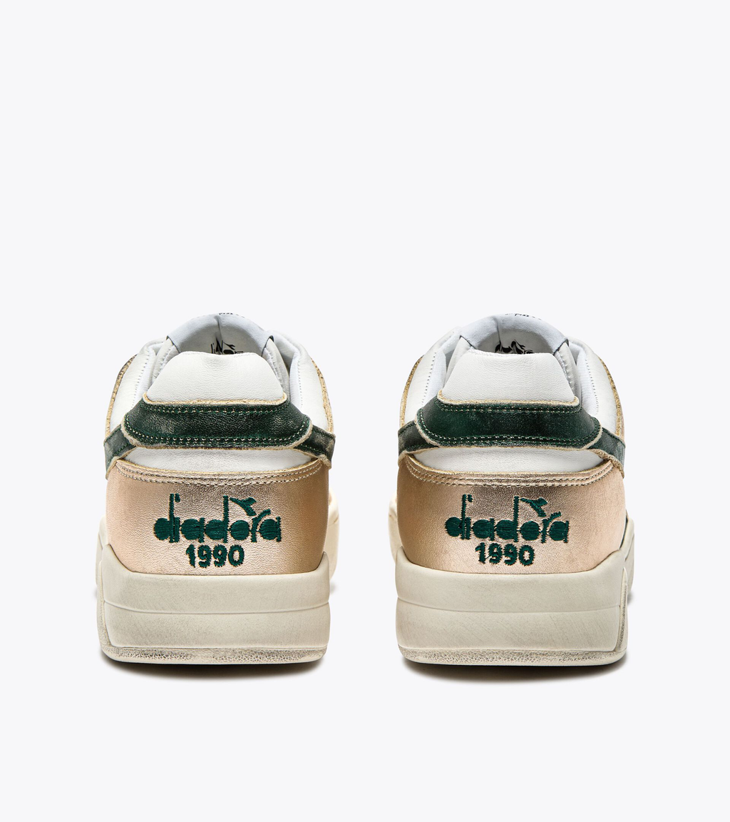 B.560 METAL MIX WN — Sneaker Heritage en cuir premium et cuir lamé