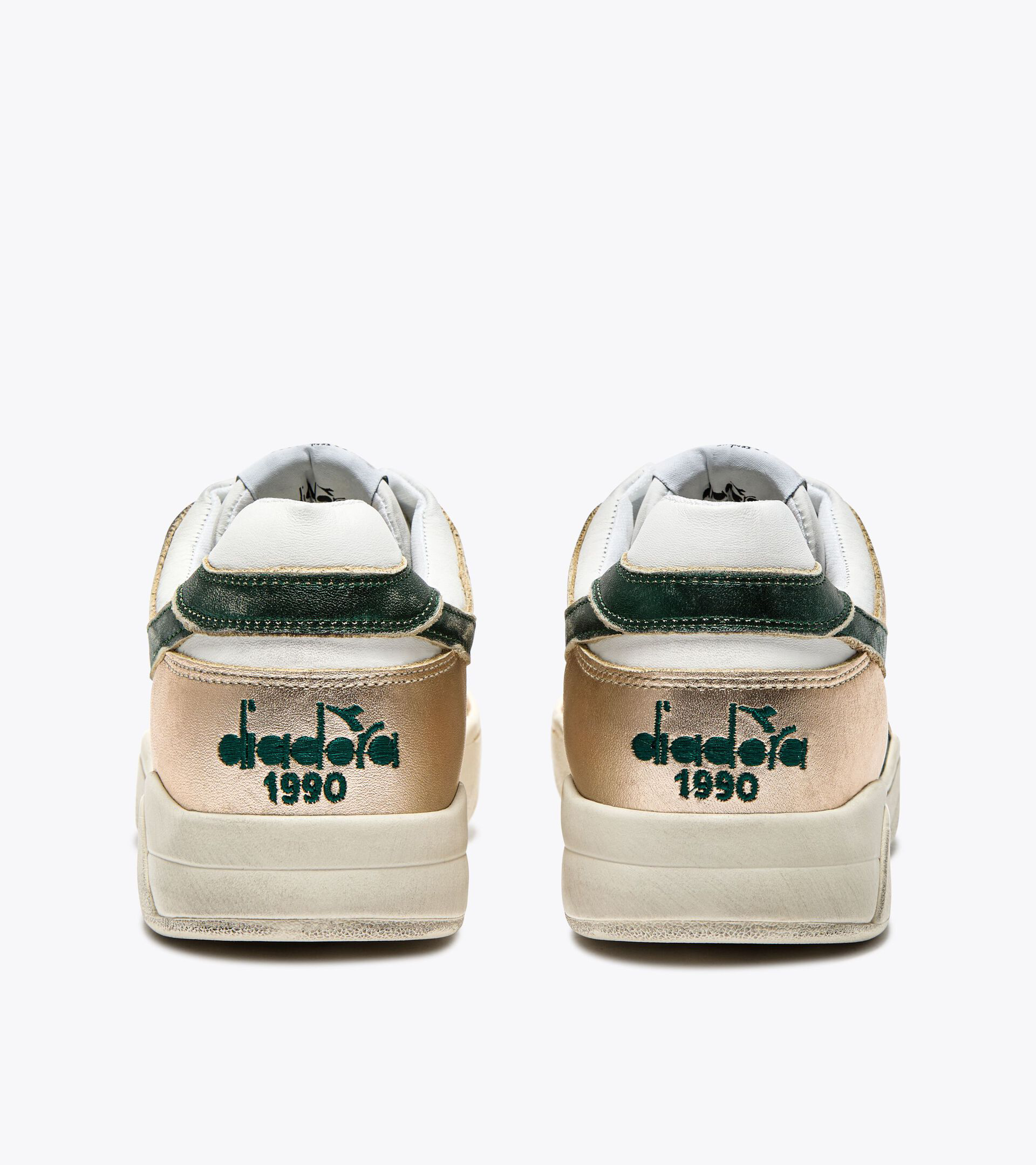 B.560 METAL MIX WN — Sneaker Heritage en cuir premium et cuir lamé