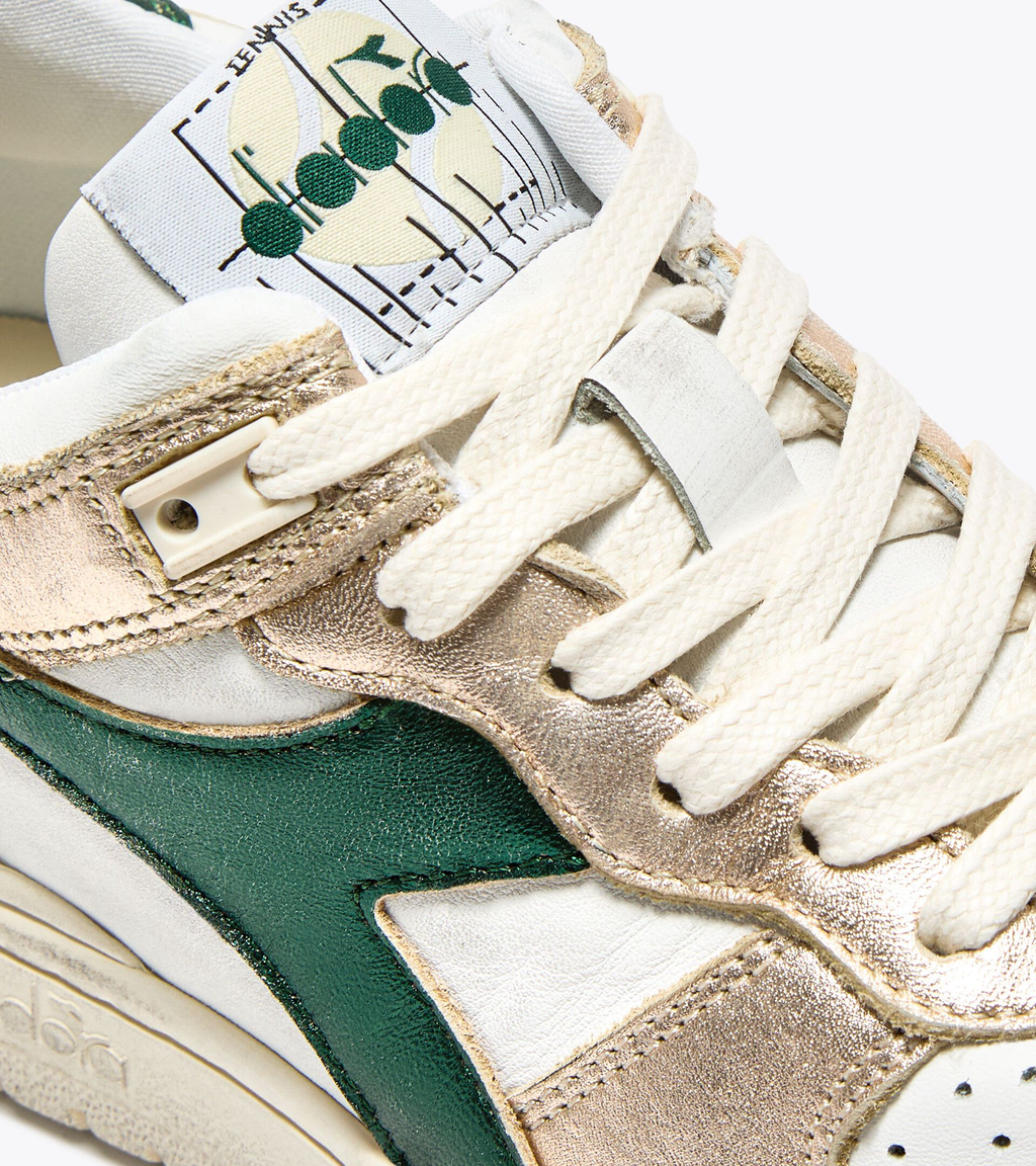 B.560 METAL MIX WN — Sneaker Heritage en cuir premium et cuir lamé