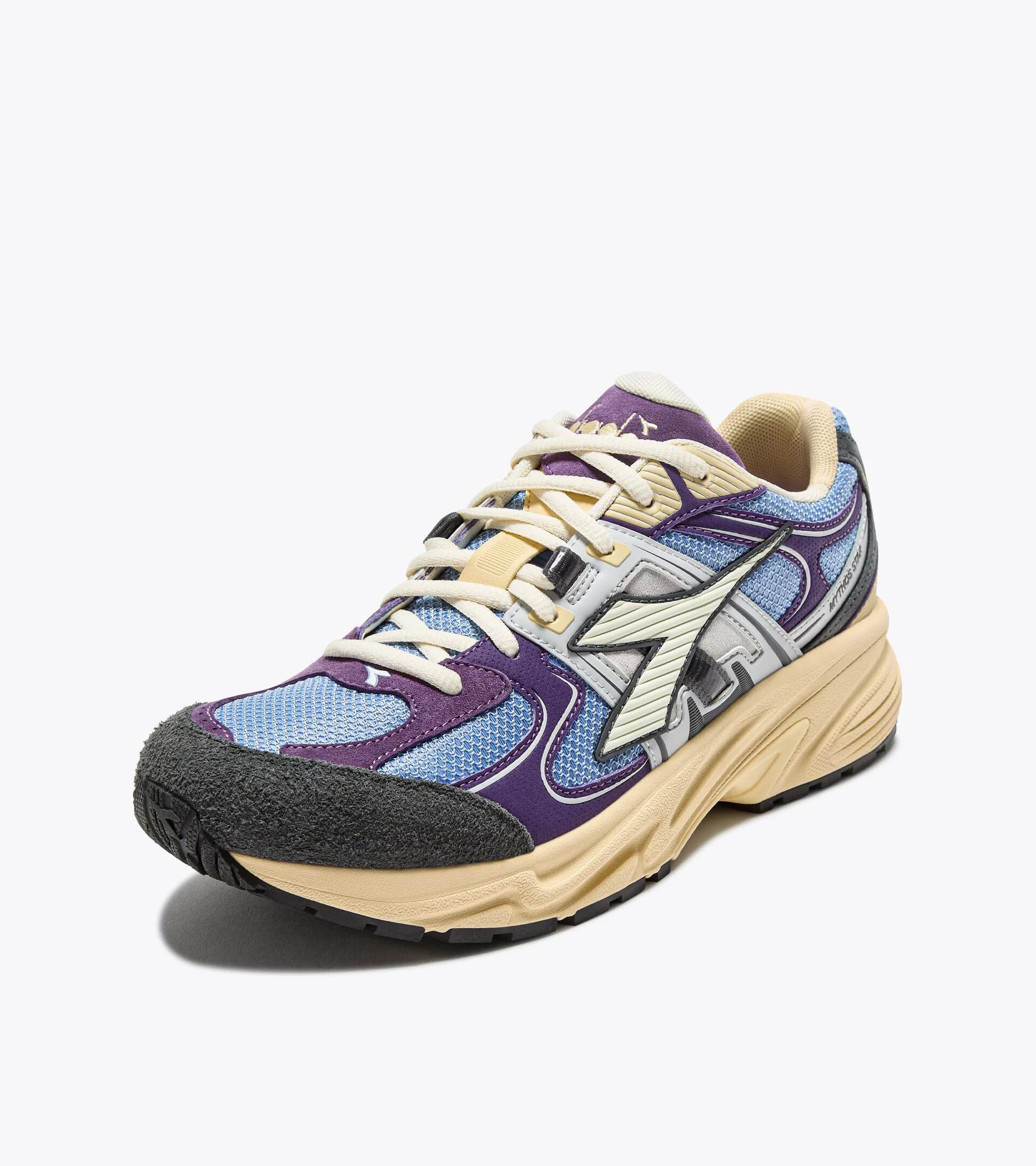 MYTHOS STAR M2 STONE — Sneaker de sport chunky, cuir et daim