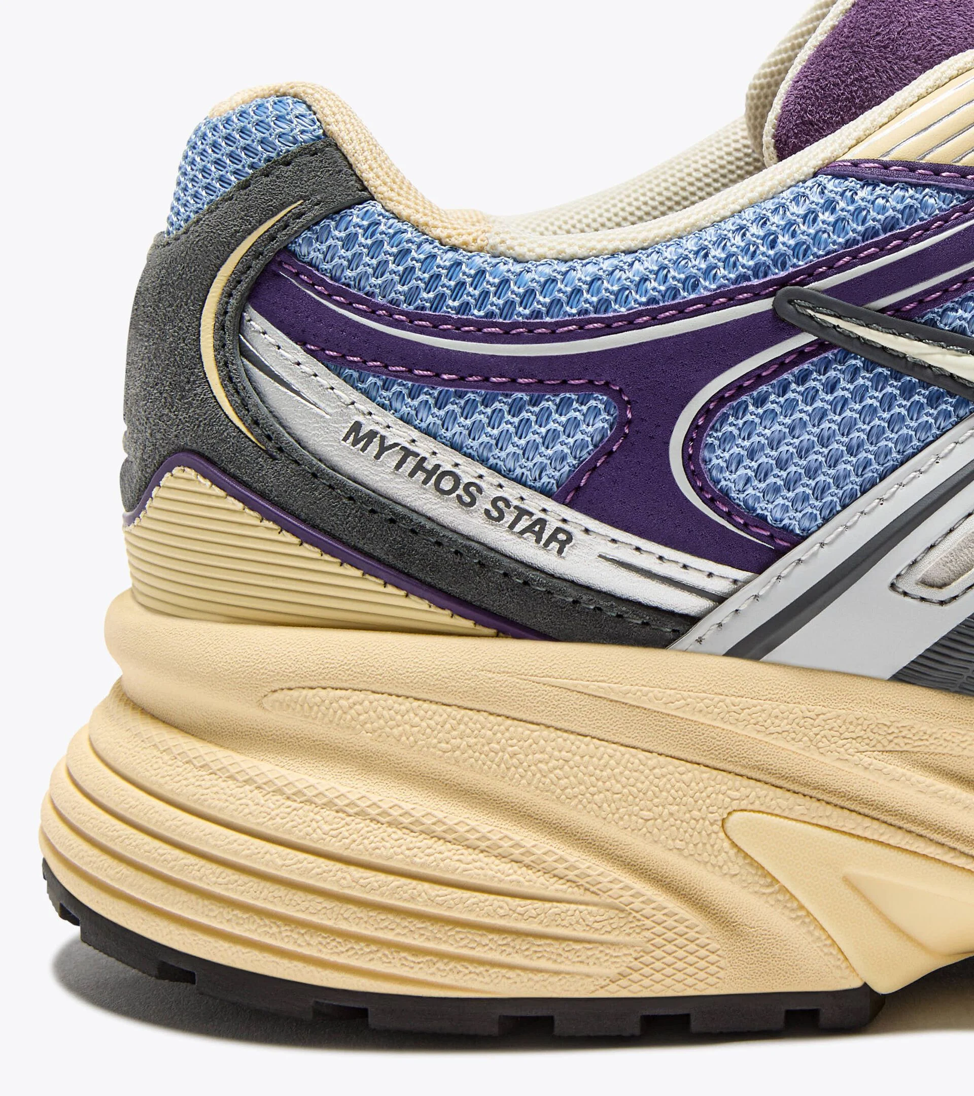 MYTHOS STAR M2 STONE — Sneaker de sport chunky, cuir et daim