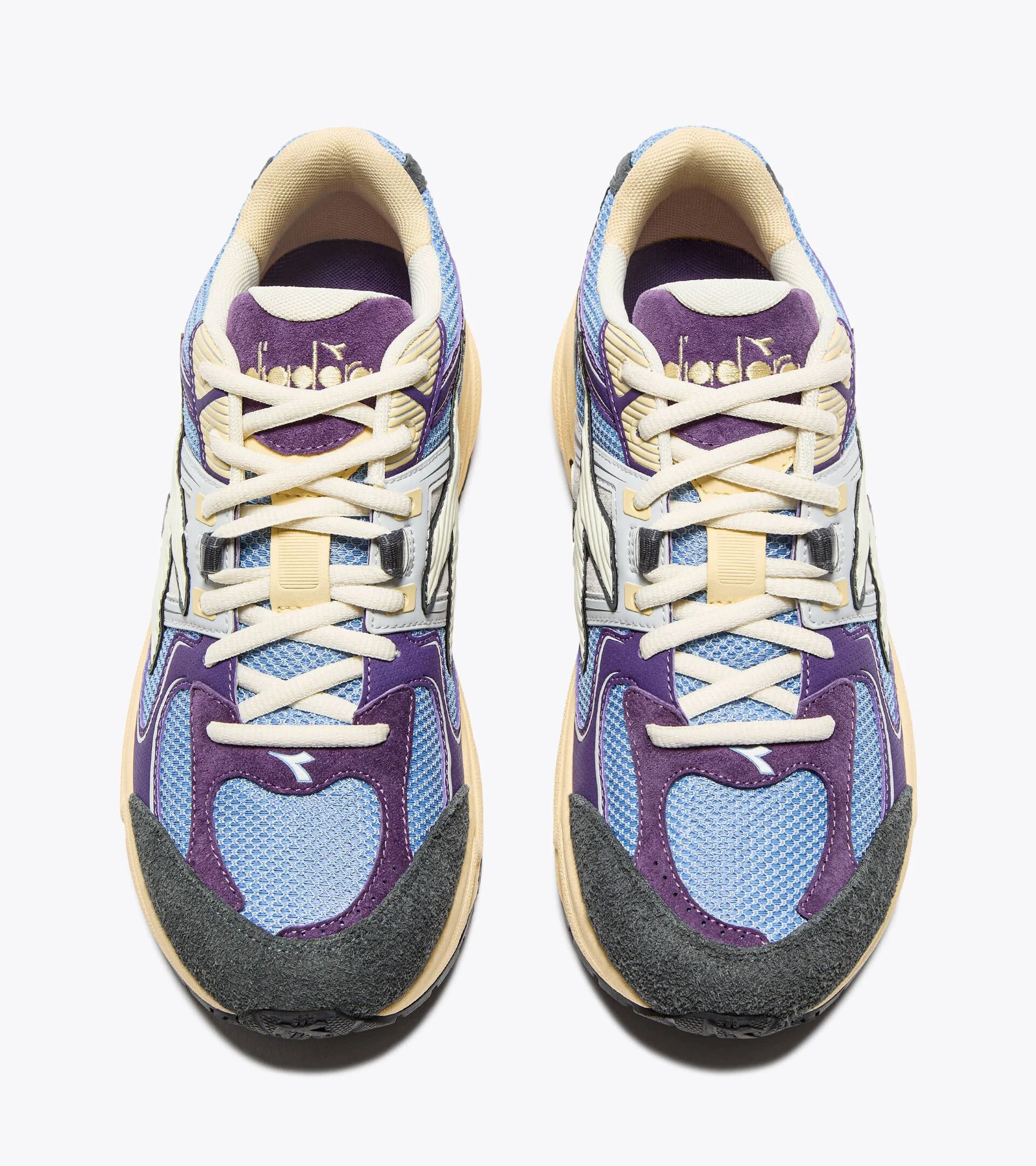 MYTHOS STAR M2 STONE — Sneaker de sport chunky, cuir et daim