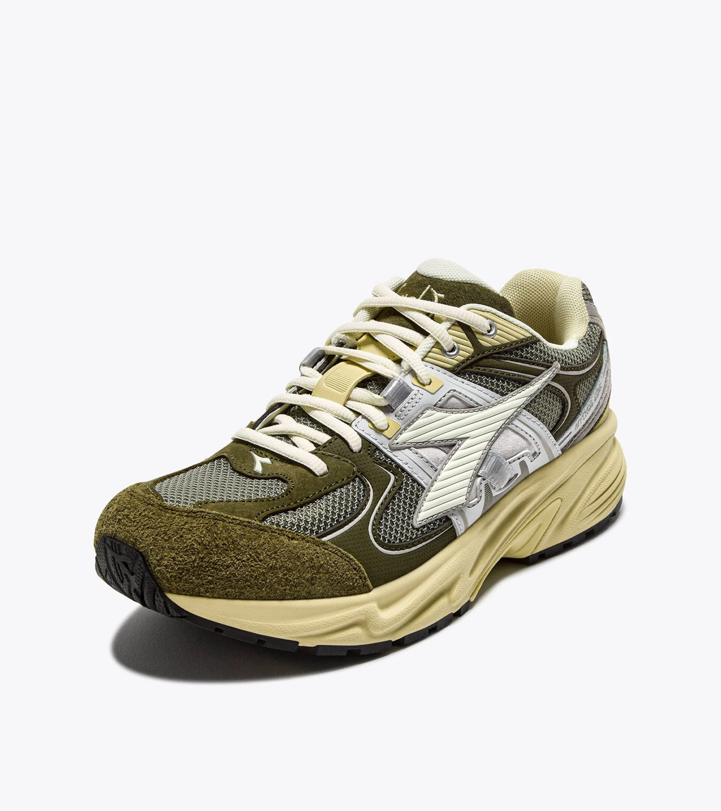 MYTHOS STAR M2 STONE — Sneaker de sport chunky, cuir et daim