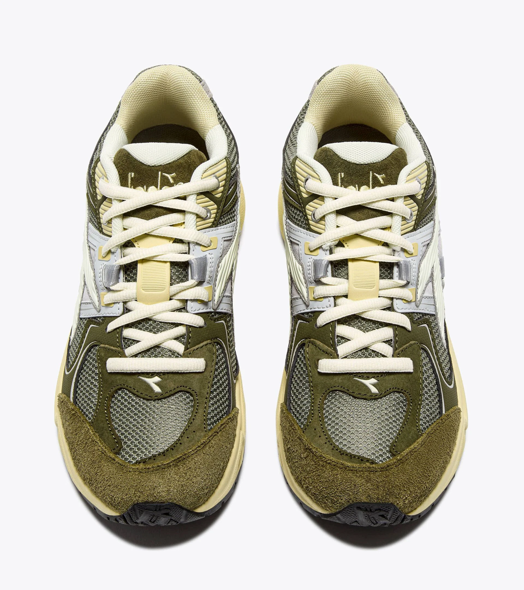 MYTHOS STAR M2 STONE — Sneaker de sport chunky, cuir et daim