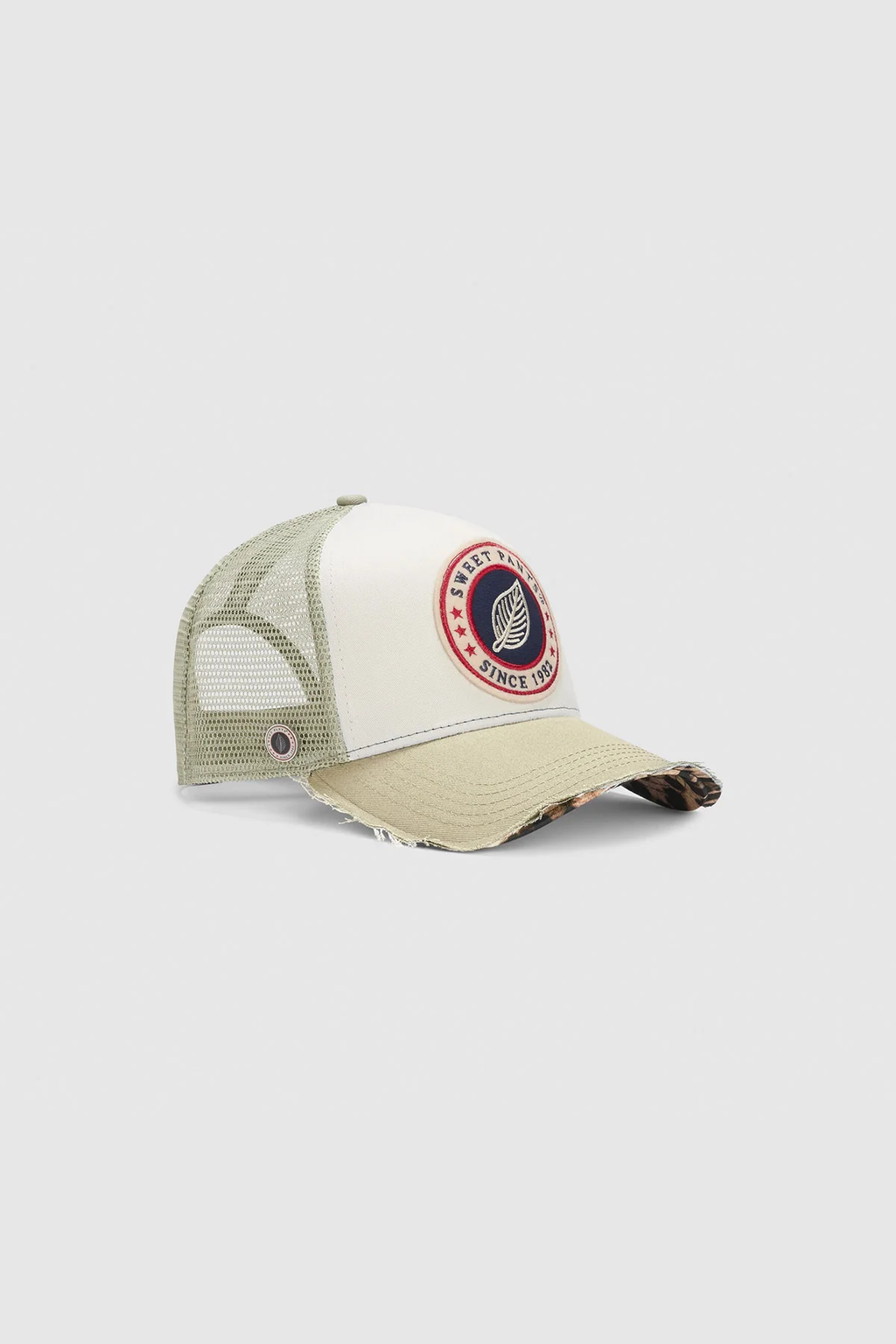 HOME RUN LEO — Casquette bi-colore en coton et filet - Argile