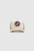 HOME RUN LEO — Casquette bi-colore en coton et filet - Argile