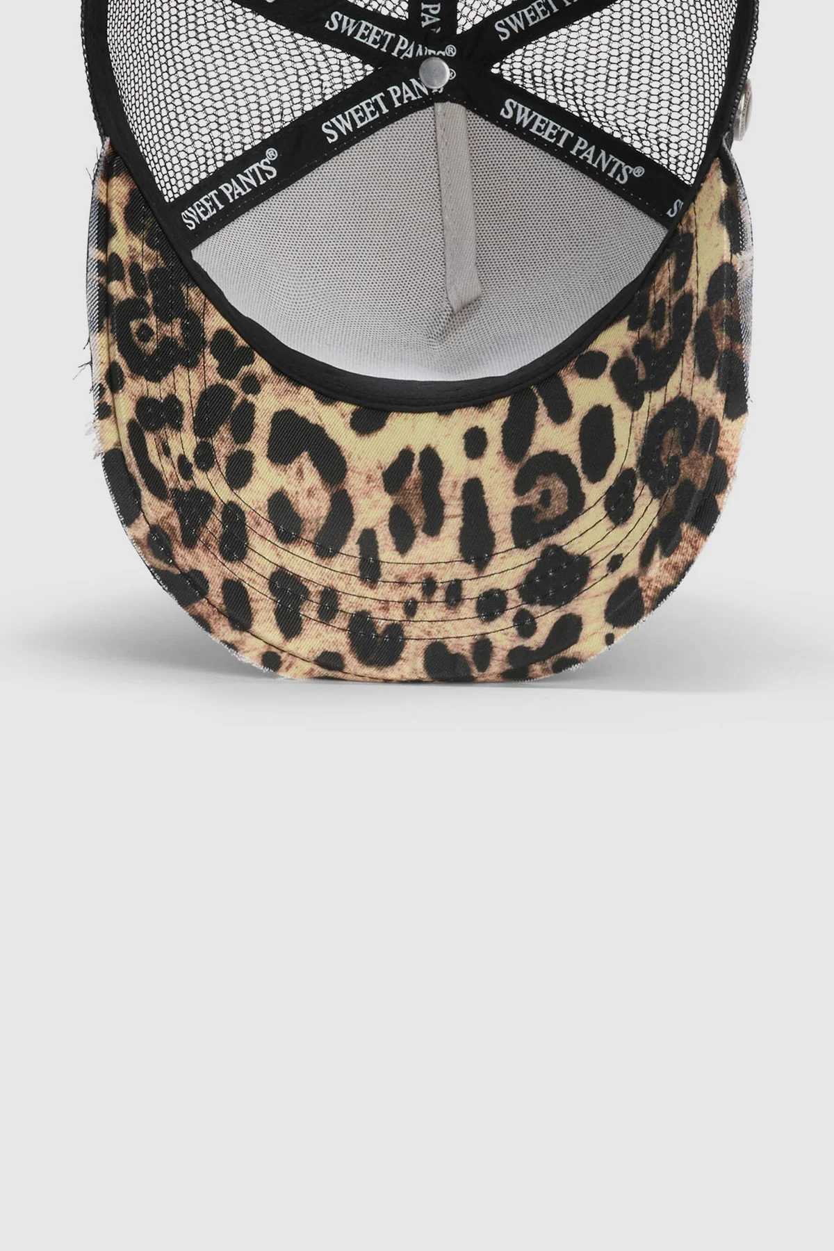 HOME RUN LEO — Casquette bi-colore en coton et filet - Black