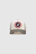 HOME RUN LEO — Casquette bi-colore en coton et filet - Grey