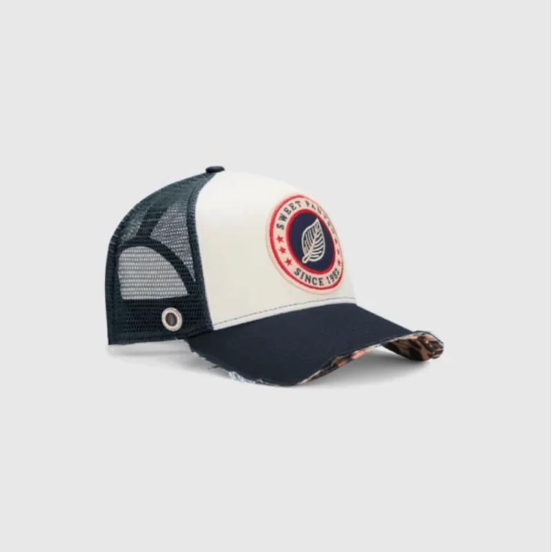 HOME RUN LEO — Casquette bi-colore en coton et filet - Night