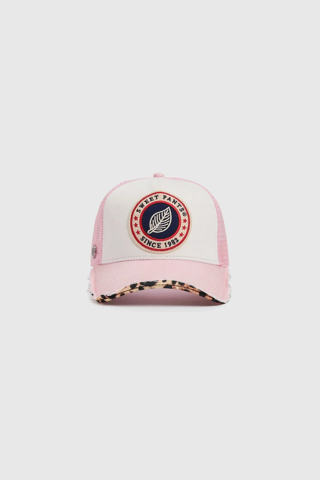 HOME RUN LEO — Casquette bi-colore en coton et filet - Primrose
