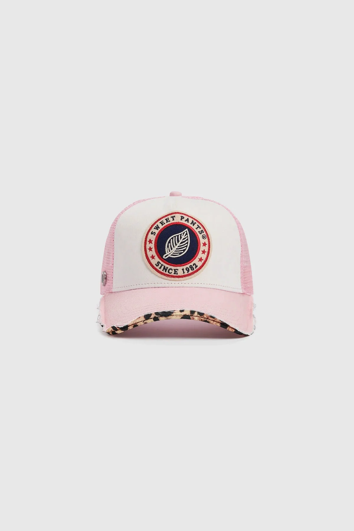 HOME RUN LEO — Casquette bi-colore en coton et filet - Primrose