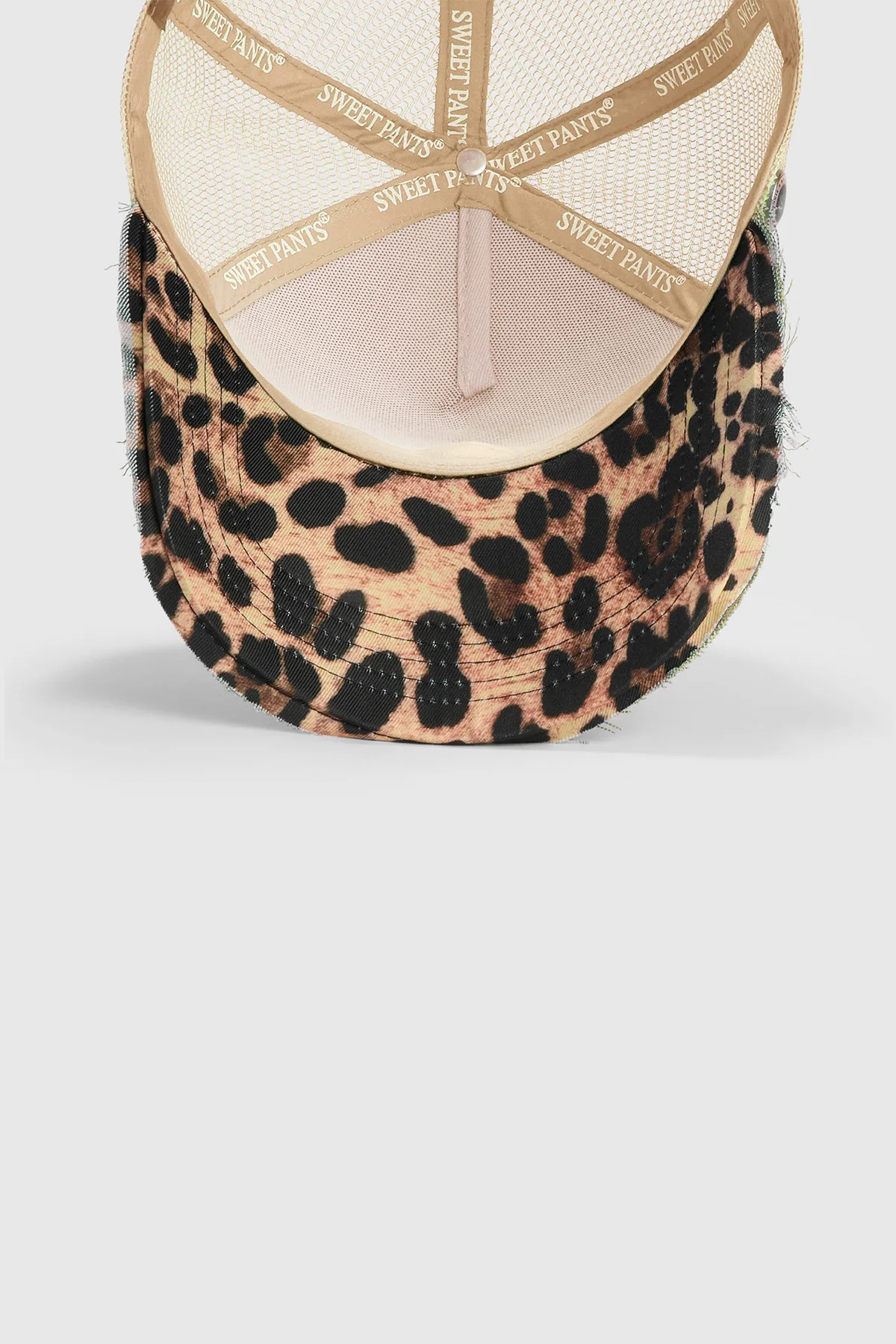 HOME RUN LEO — Casquette bi-colore en coton et filet - White Pepper