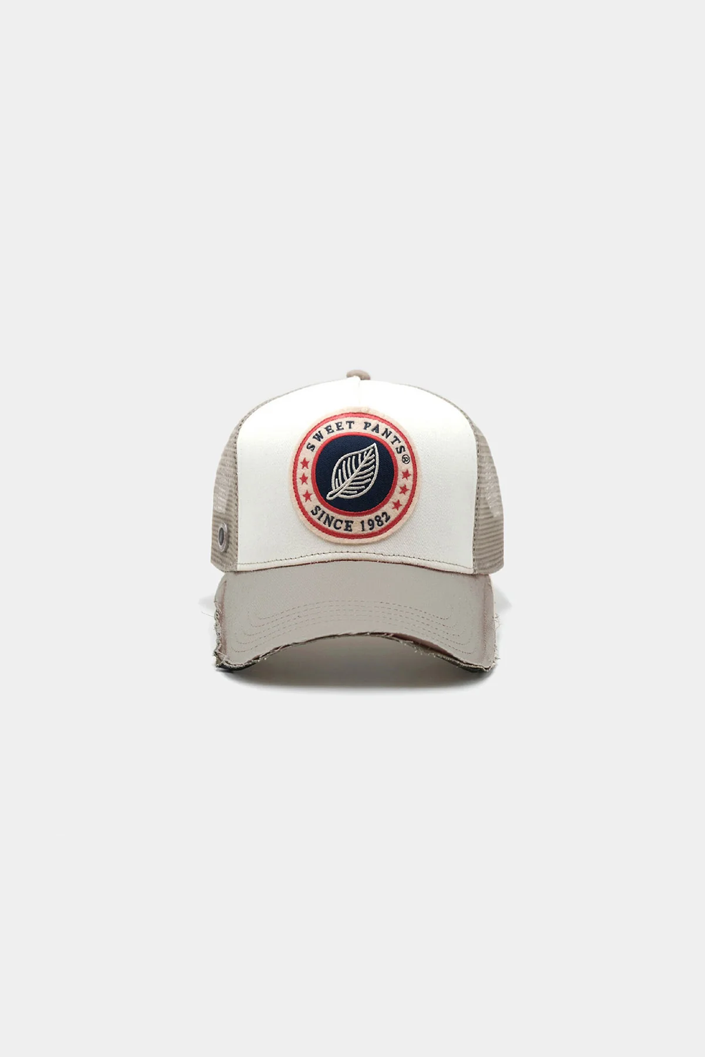 HOME RUN CAP — Casquette bi-colore en coton et filet - Aluminium