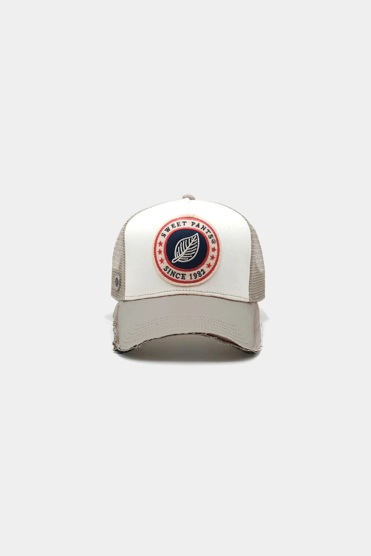 HOME RUN CAP — Casquette bi-colore en coton et filet - Aluminium