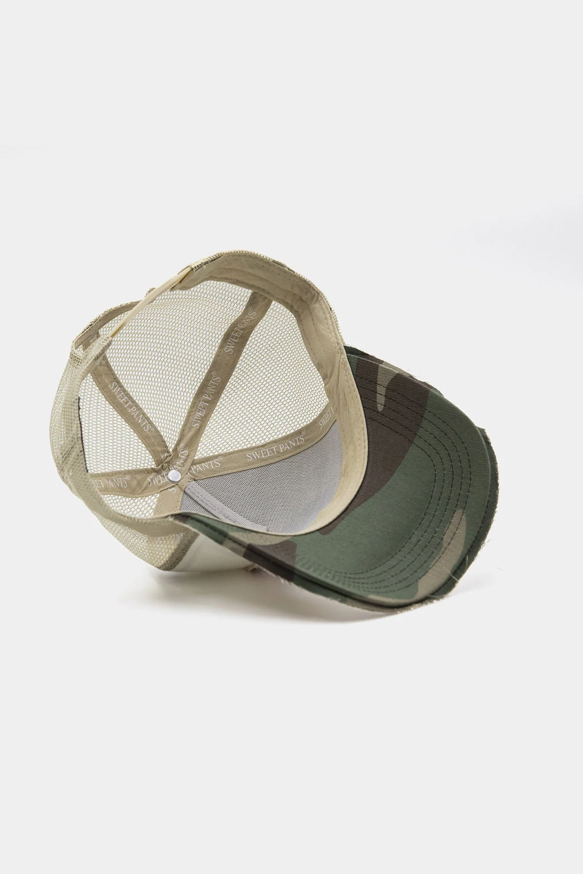 HOME RUN CAP — Casquette bi-colore en coton et filet - Argile