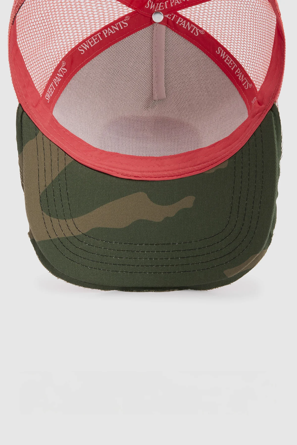 HOME RUN CAP — Casquette bi-colore en coton et filet - Blushed