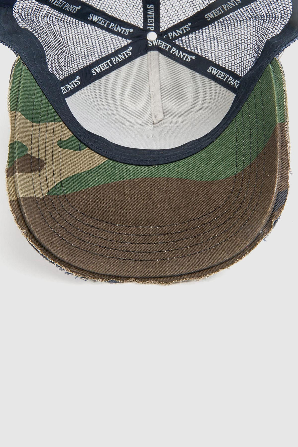 HOME RUN CAP — Casquette bi-colore en coton et filet - Night