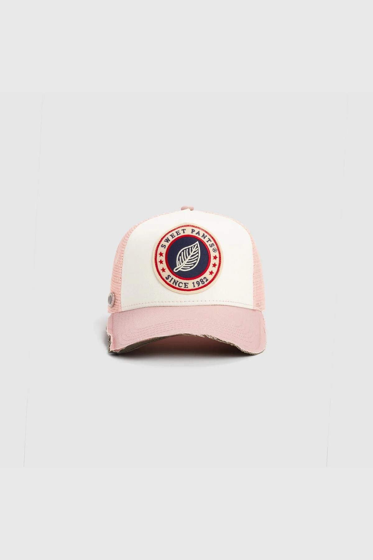 HOME RUN CAP — Casquette bi-colore en coton et filet - Primrose