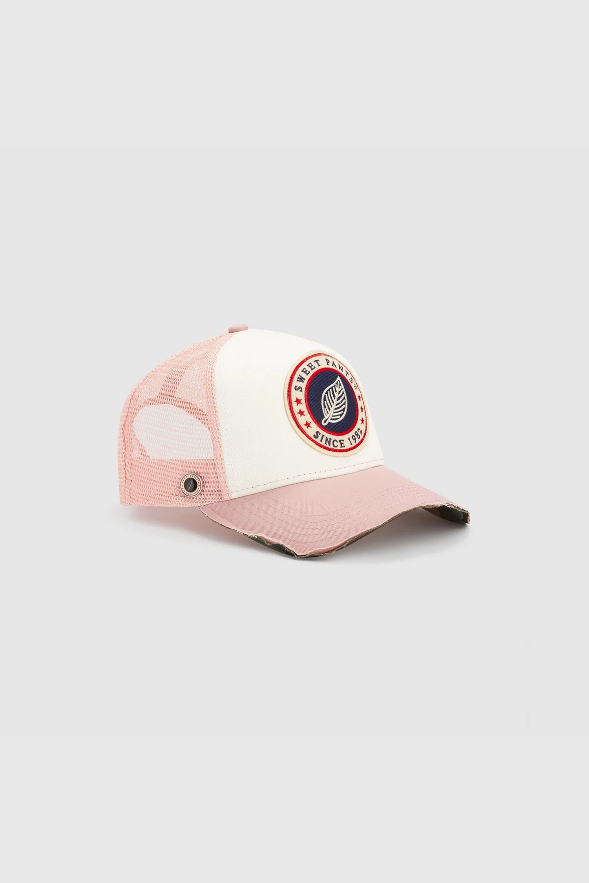 HOME RUN CAP — Casquette bi-colore en coton et filet - Primrose