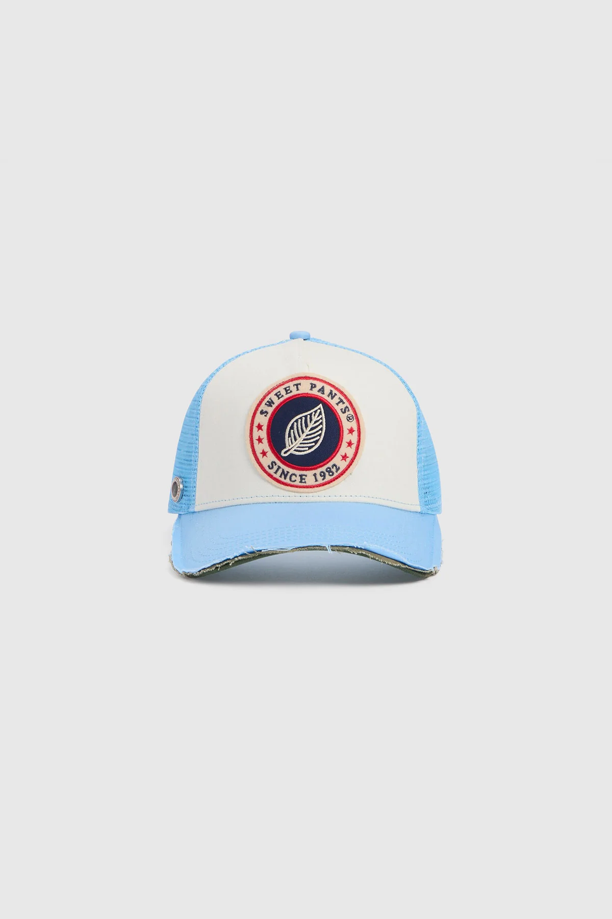 HOME RUN CAP — Casquette bi-colore en coton et filet - Varsity Blue