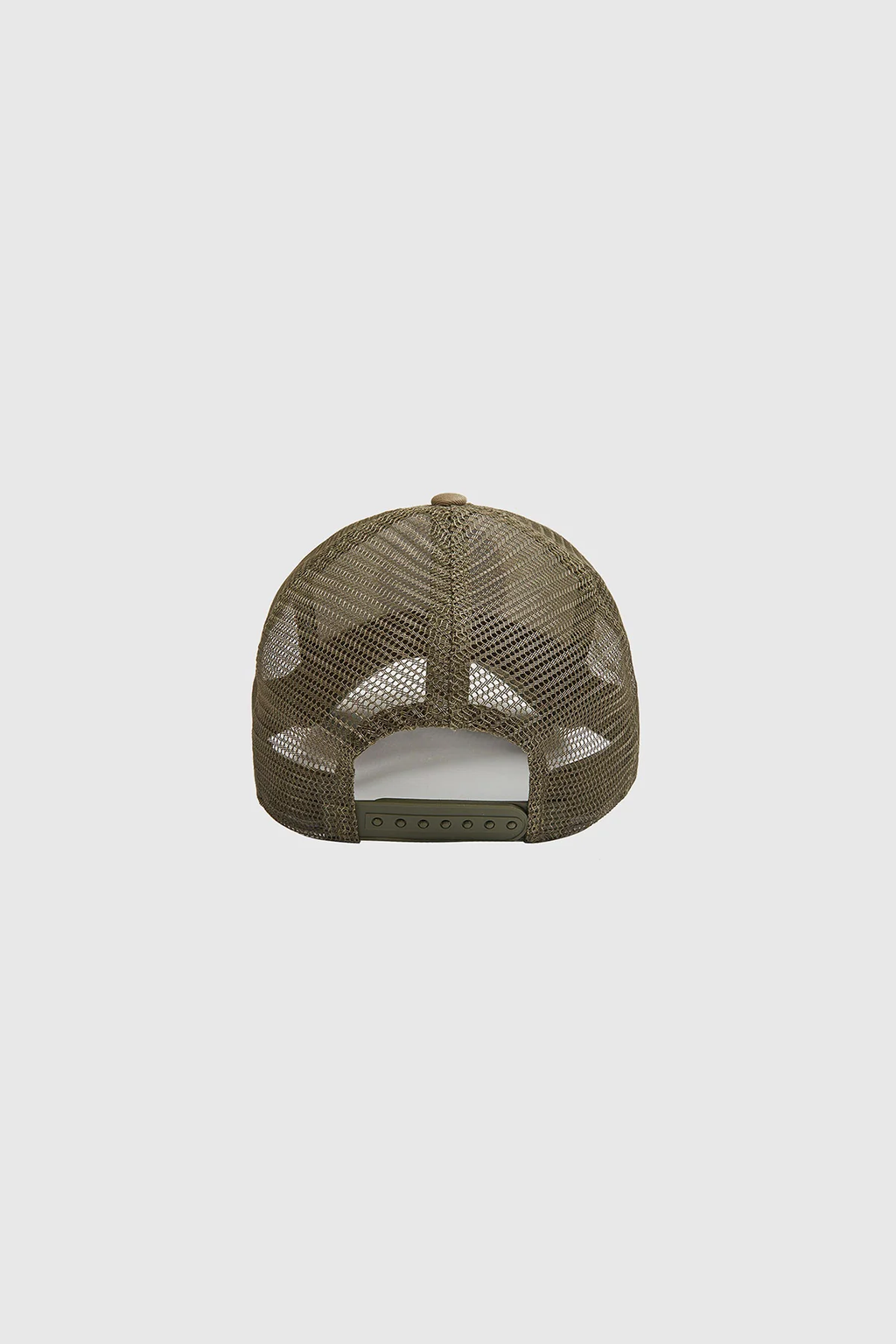 HOME RUN CAP — Casquette bi-colore en coton et filet - Kaki