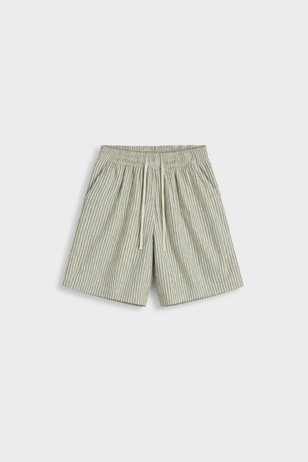 SEER SHORT — Short en seersucker - Viridis