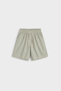 SEER SHORT — Short en seersucker - Viridis