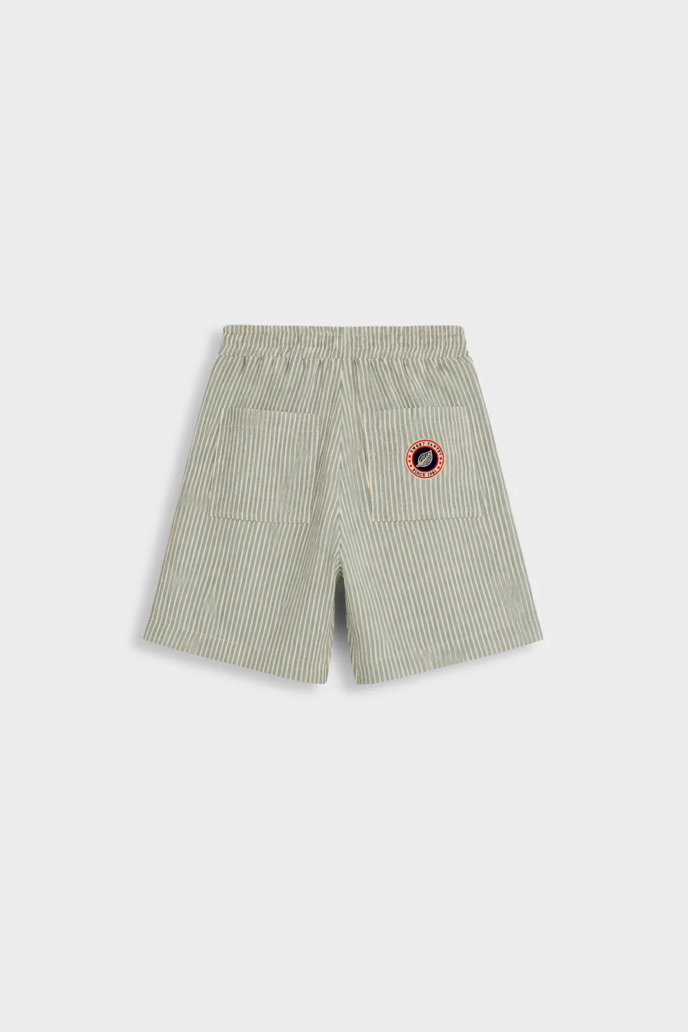 SEER SHORT — Short en seersucker - Viridis