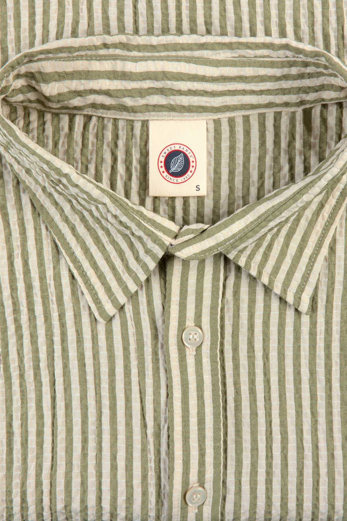 SEER SHIRT — Chemise en seersucker - Viridis