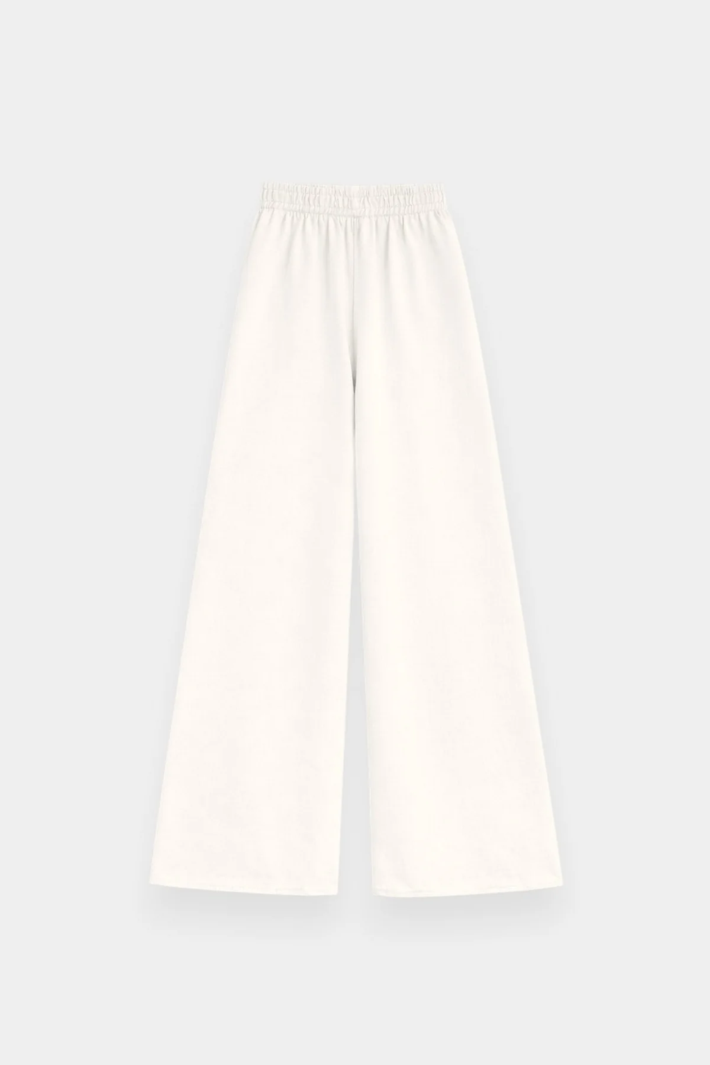 WASH BOOT — Pantalon large femme en molleton lavé