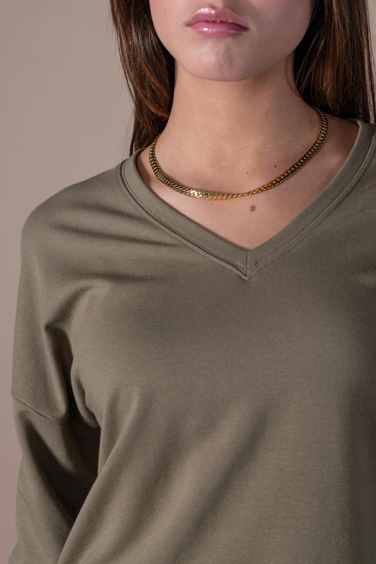 Sweat-shirt Adèle – Aceituna