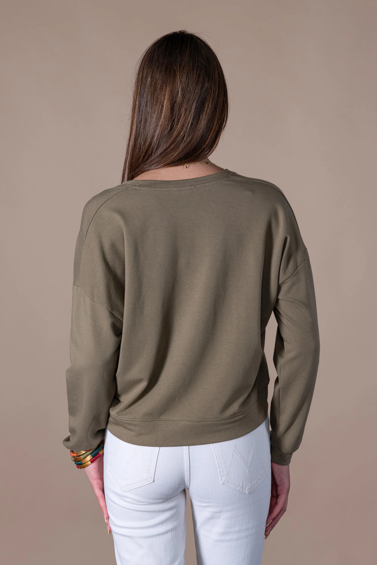 Sweat-shirt Adèle – Aceituna