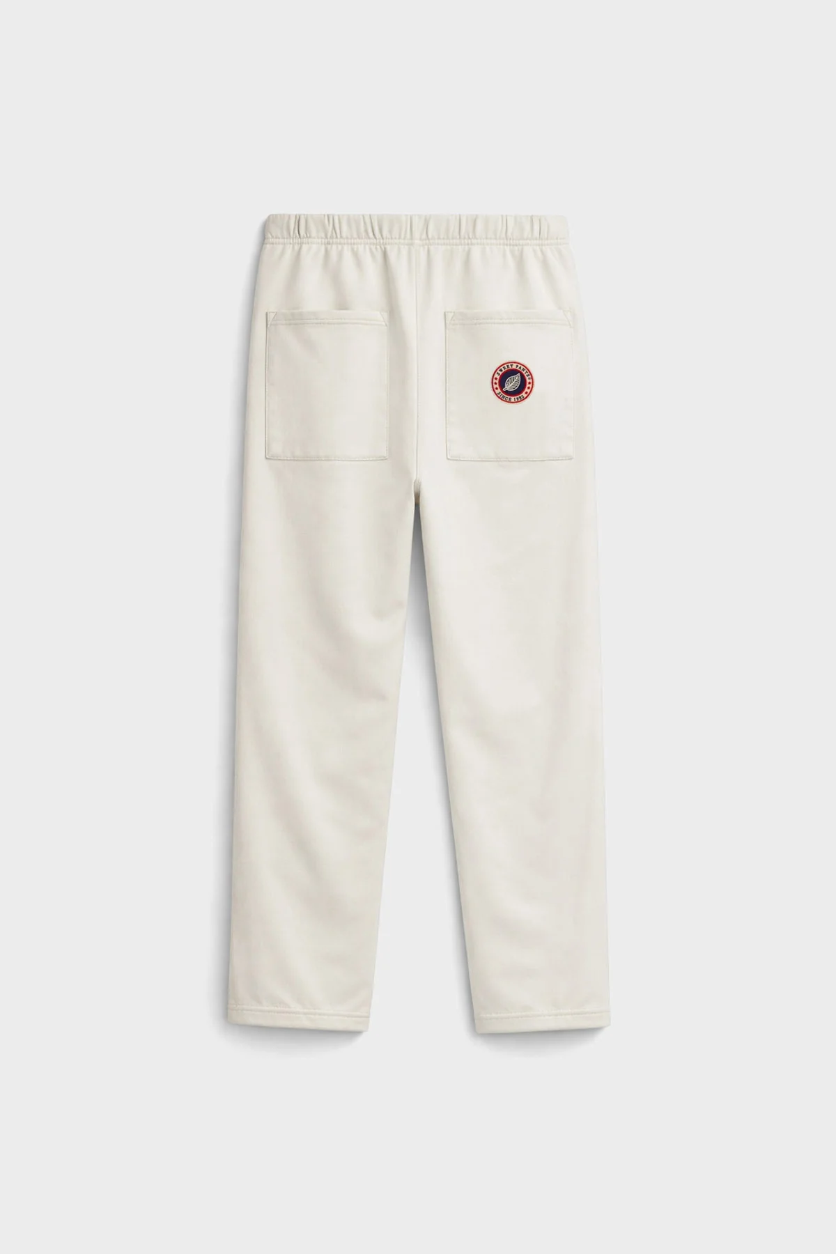 WASH STRAIGHT — Pantalon coupe droite en molleton lavé