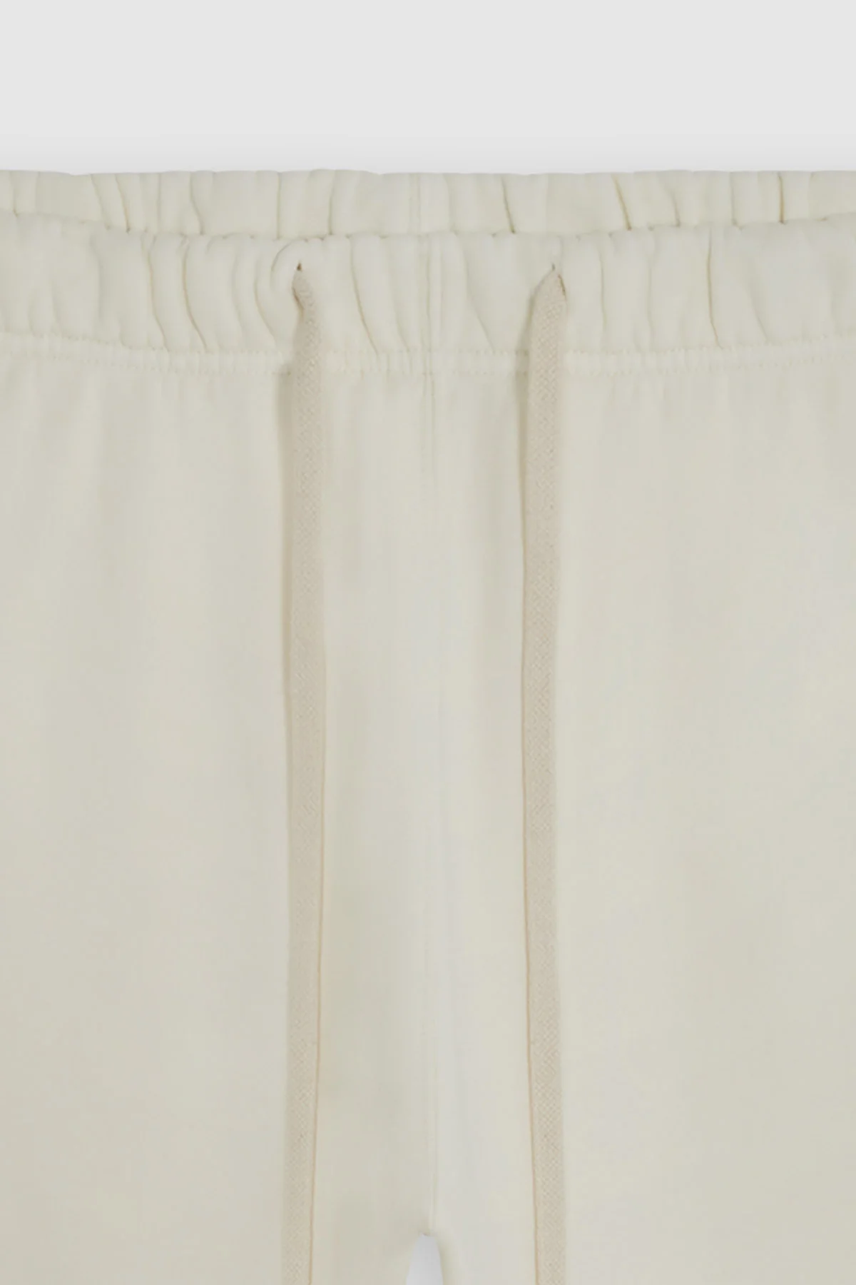 WASH STRAIGHT — Pantalon coupe droite en molleton lavé
