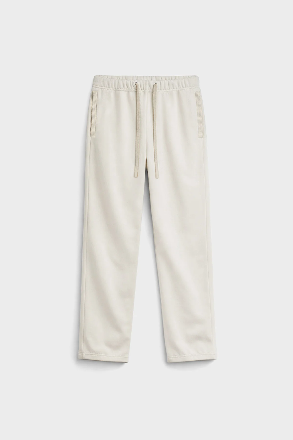 WASH STRAIGHT — Pantalon coupe droite en molleton lavé
